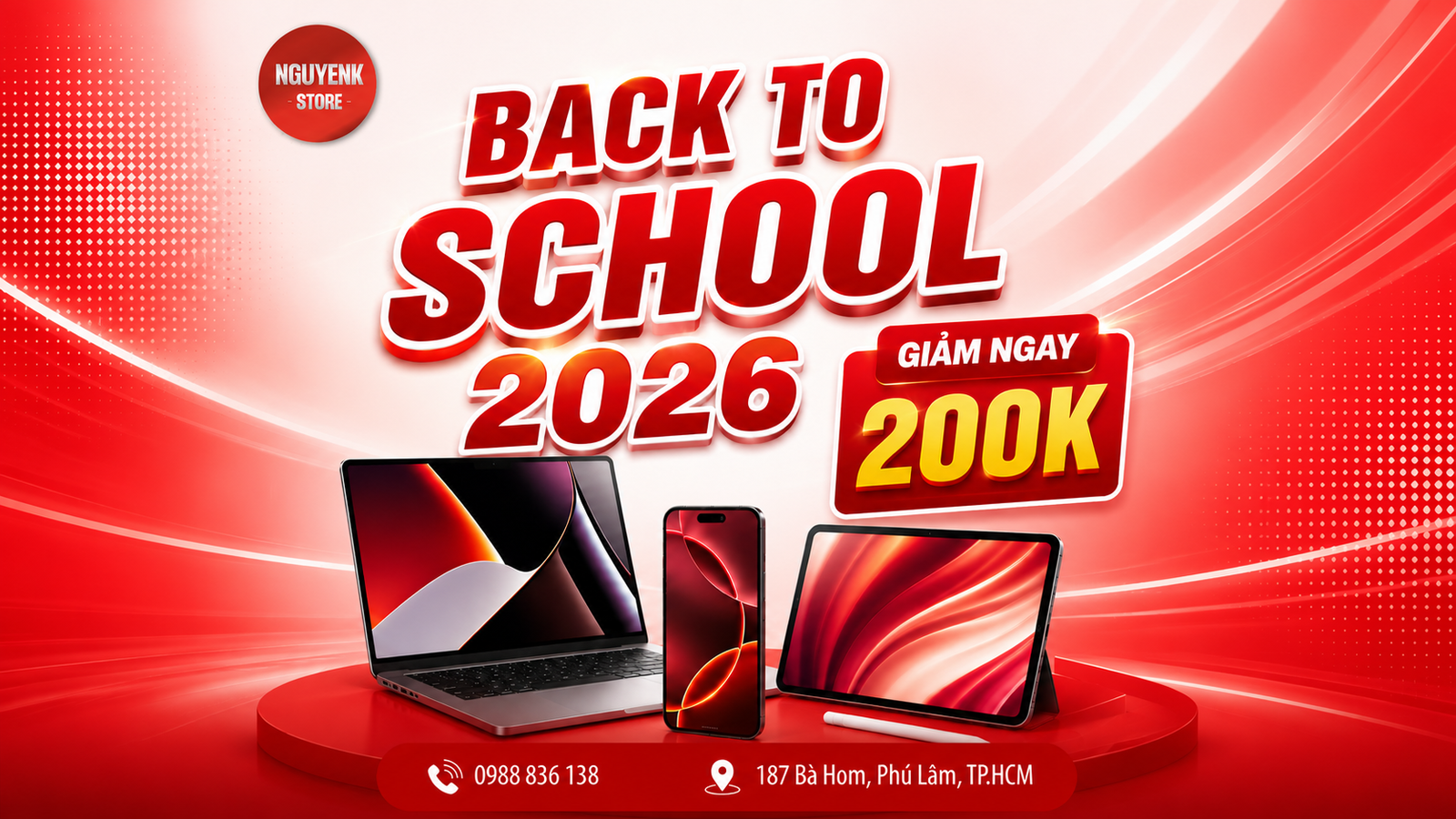 Khuyến mãi laptop, iphone cho sinh viên, học sinh trở lại trường